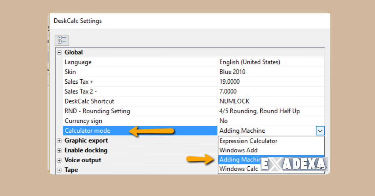 DeskCalc Adding Machine free