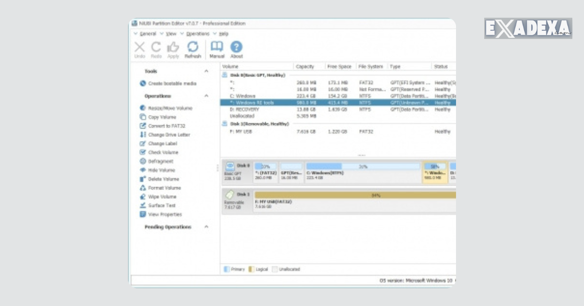 NIUBI Partition Editor 10 free