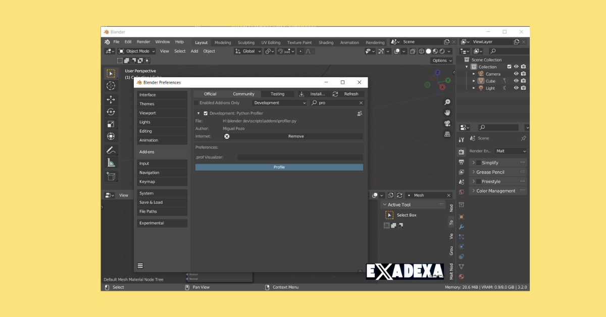 Blender 4 Profiler Addon 2024 For Free Download  3 Blender 4 Profiler Addon 2024 free