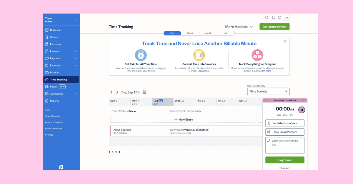 FreshBooks 2025 free