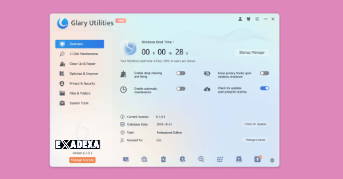 Glary Utilities Pro 2025 free