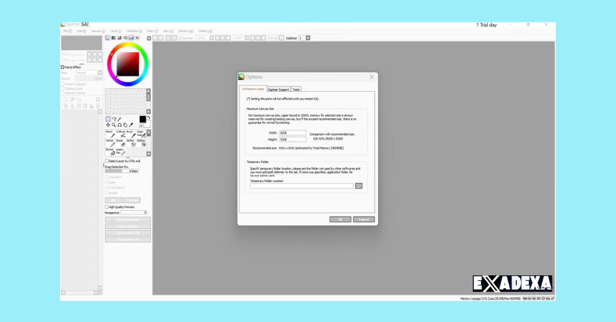 PaintTool SAI 1.2.0.1 free