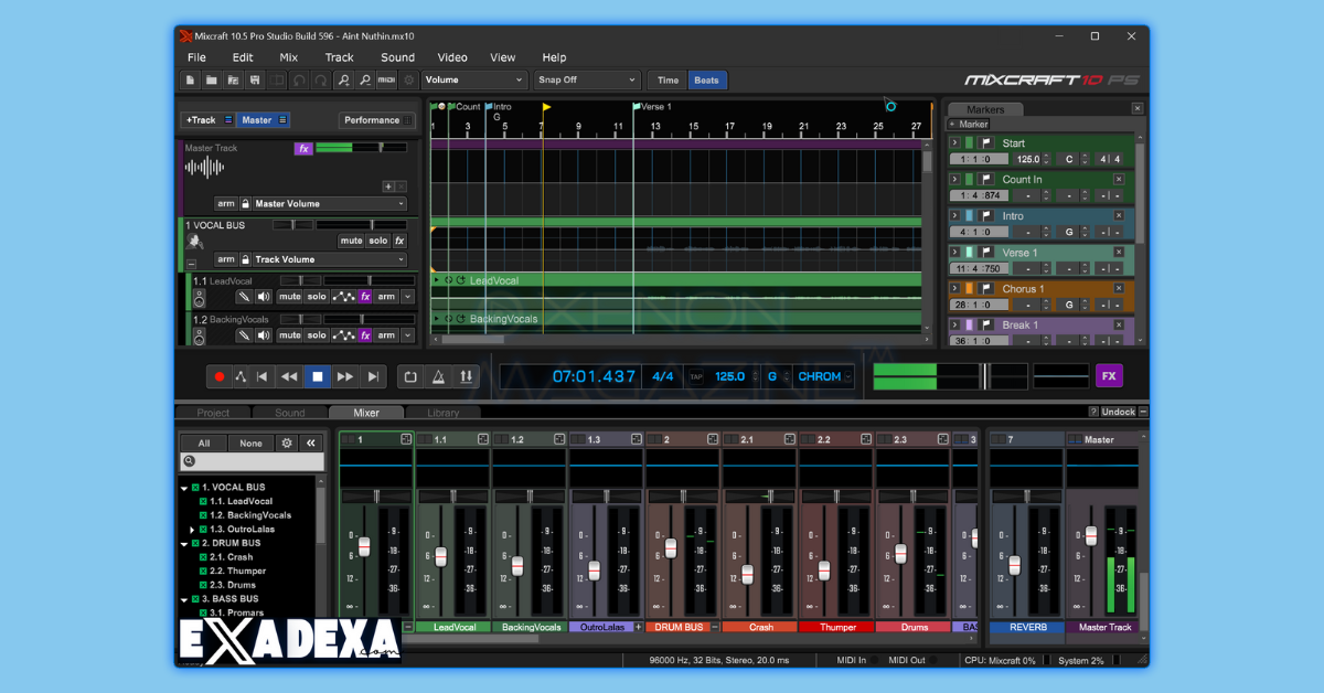 Acoustica Mixcraft Pro Studio 10 free