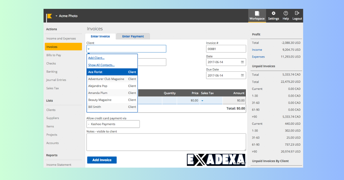Free Download Kashoo Cloud Accounting 5.1.1 2 Kashoo Cloud Accounting 5.1.1 free