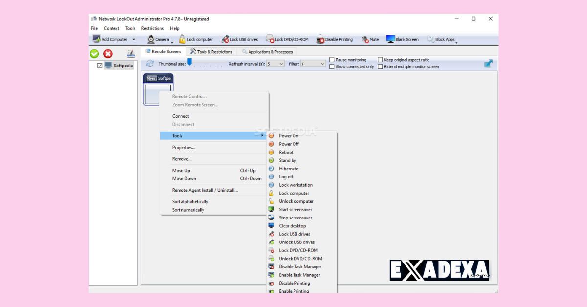 Network LookOut Administrator free